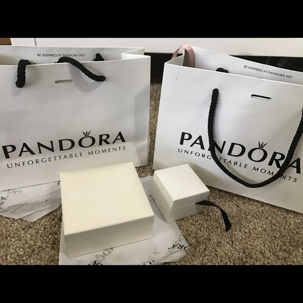 2 sets of Pandora gift packaging